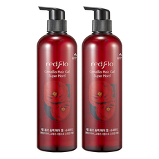 Flor De Man Redflo 山茶花超強定型髮膠, 500ml, 2個