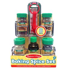 Melissa&Doug 美國瑪莉莎 烘焙香料配件遊戲屋套組 MD9349, 混色