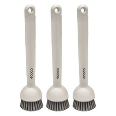 ecoco 意可可 可旋轉長柄鍋刷 E24056-可旋轉長柄鍋刷-簡約白色, 1個, 3個