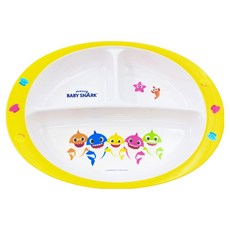 Skater 三格美耐皿餐盤, 鯊魚寶寶, M370 260 x 195 x 40mm 750ml, 1個