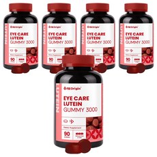 nz Origin 葉黃素3000軟糖, 90顆, 5罐