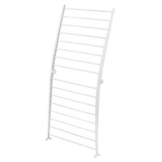 ikloo 宜酷屋簡約靠壁毛巾收納架, 白色, 1組
