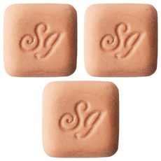 Sanguine 陶土珠寶夾 陶瓷車用芳香劑補充包, 1入, 3個