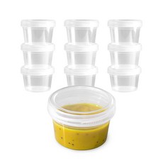일상곳곳 다회용 스크류 밀폐용기, 10개, 1호(250ml)