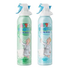 따블리에 아티버블 스프레이 솝 목욕 거품놀이 2종 세트, 그린애플, 파우더, 1개