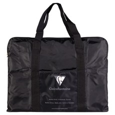 Clairefontaine 肩背式尼龍布作品畫袋 40 x 55cm 黑色 CF-90171