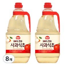해표 사과식초, 1.8L, 8개