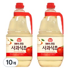 해표 사과식초, 1.8L, 10개