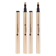 CLICKA 自動蓋彩妝眉刷 LM502, 2個, 香檳金