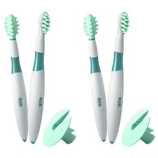 Nuk 兩階段兒童學習牙刷組 6個月以上, 2組