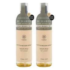 Simba 小獅王辛巴 高分解酵素奶瓶清潔噴霧, 120ml, 2瓶