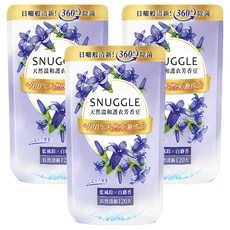 熊寶貝 芳香豆 補充包 藍風鈴+白麝香, 質感淡香100天, 持久留香護衣, 去除異味, 300ml, 3包