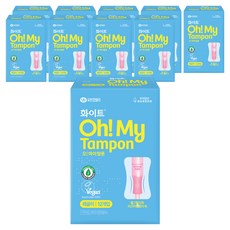 화이트 오 마이 탐폰, 레귤러, 12개입, 10개