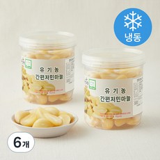 우리땅 유기농 인증 간편 저민마늘 (냉동), 250g, 6개