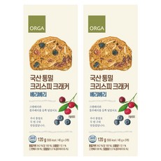 ORGA 全麥穀物脆片 莓果口味, 120g, 2盒
