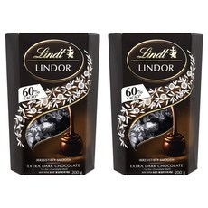 Lindt 瑞士蓮 Lindor黑巧克力球, 200g, 2盒