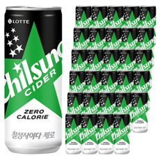 칠성사이다 롯데 제로, 250ml, 90개