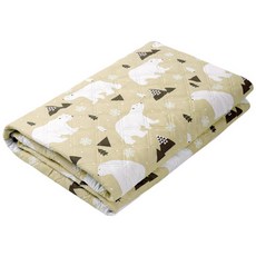 inoq 安心電熱毯, 單人 (100 x 180 cm), 小熊米色