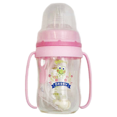 DOOBY 大眼蛙 寬口防脹奶瓶, TR55, 180cc, 1個