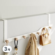 Omattang Cozy 7鉤門上掛衣架, 混合色, 3個