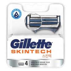 Gillette 吉列 Skintech系列 替換刀頭, 1組, 4入