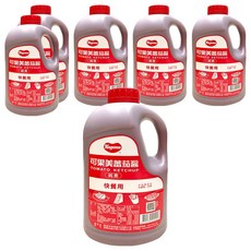 KAGOME 可果美 蕃茄醬 快餐用, 品質保證，不含人工色素, 3.15kg, 6桶