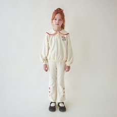 WALTONKIDS 女童海軍領喇叭褲上下套裝