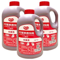 KAGOME 可果美 蕃茄醬 快餐用, 品質保證，不含人工色素, 3.15kg, 3桶