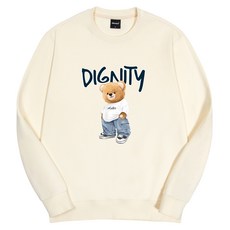 okstar Dignity 小熊 特殊雙面大學T 3SSP007