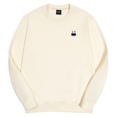 옥스타 남녀공용 판다 자수 특양면 맨투맨 3SSP010