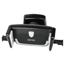 Kinyo 卡扣式冷氣出風口車夾, 黑色, 1個