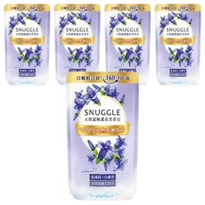 熊寶貝 芳香豆 補充包 藍風鈴+白麝香, 質感淡香100天, 持久留香護衣, 去除異味, 300ml, 5包