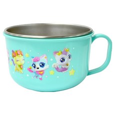 LE BARN Wish Cat防滑不鏽鋼麵碗, 1個, 混合色
