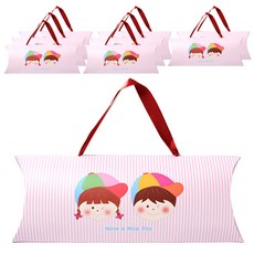 Picnic House 兒童半月形禮盒 男孩女孩 大, 混合顏色, 10個