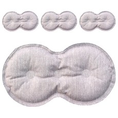 danaeun ONME 冷熱敷袋 花生型 灰色, 4個