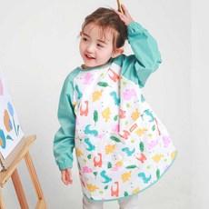 bay-b 兒童恐龍美術畫畫衣