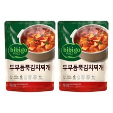 CJ bibigo 泡菜豆腐鍋調理包, 2包, 460g