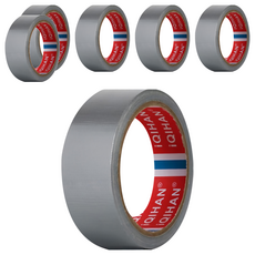 DADA 高黏度強力布膠帶 40mm*20m 厚度0.26mm, 銀色, 6個