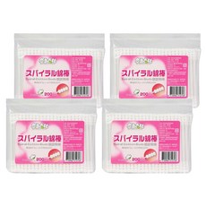 奈森克林 螺旋棉棒, 200支, 4包