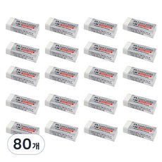 FABER-CASTELL 輝柏 無塵橡皮擦對比187123, 白色, 80個