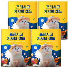 DING DONG PET Fresco 木薯貓砂, 4包, 無香, 4kg