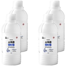 캄스킨 손 피부 소독용 에탄올 소독제, 4개, 250ml