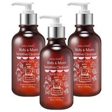 kori in J island 孩童私密處無泡沫清潔凝膠, 300ml, 3瓶