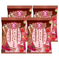 MORINAGA 森永 巧莓歐蕾牛奶糖, 風味絕佳 營養豐富, 90g, 4袋