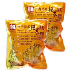 源順食品 沖泡南瓜糙米米粉 味噌風味，嚴選台灣在地契作新鮮糙米，無化學添加無防腐劑, 64g, 2包