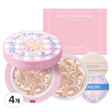 에이지투웨니스 디오리진 에센스 팩트 핑크 포 에브리 하트 에디션 세트, 핑크라떼 23호, 4개