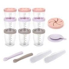 Dailylike 副食品刻度密封罐組, 混色, 1組