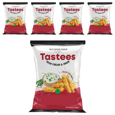 테이스티즈 구운 쌀과자 사우어크림 앤 어니언맛, 150g, 5개