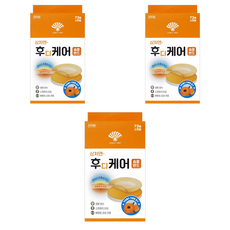 동화약품 부채표 상처엔 후디케어 습윤밴드 스팟형, 73매, 3개