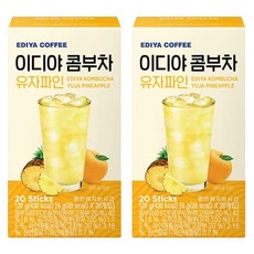 이디야 콤부차 유자파인, 6g, 20개입, 2개